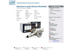 Tablet Screenshot of optek.com